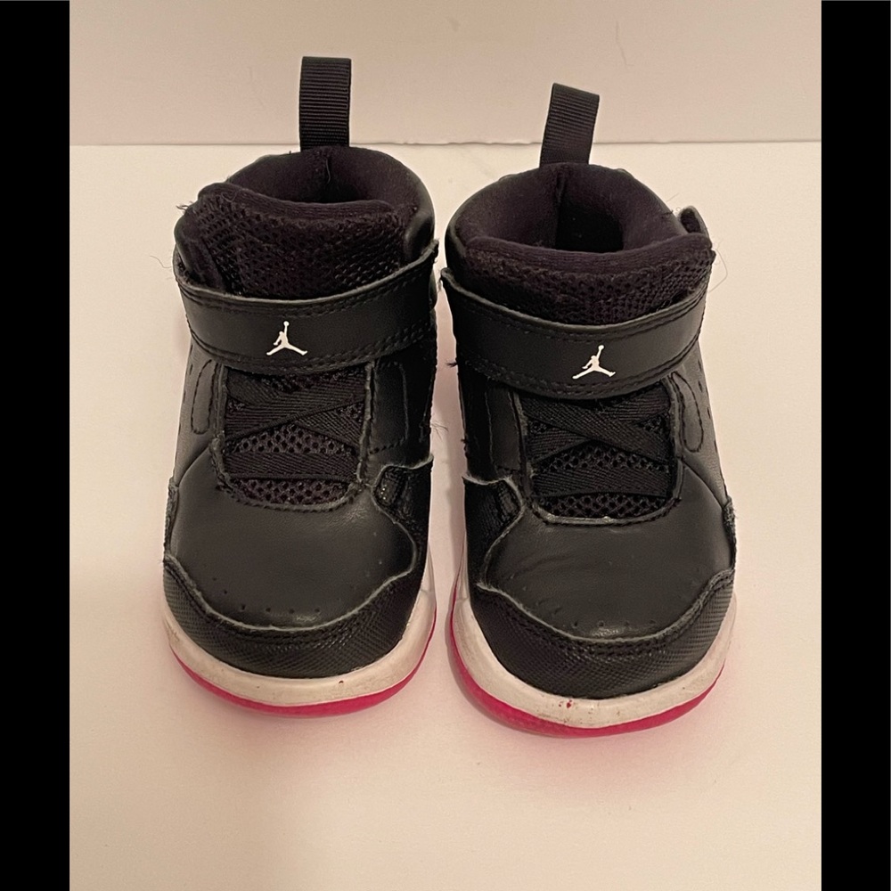 NIKE AIR JORDAN SHOES 684932-029 5C SPIZIKE KID TODDLER BLACK/PINK